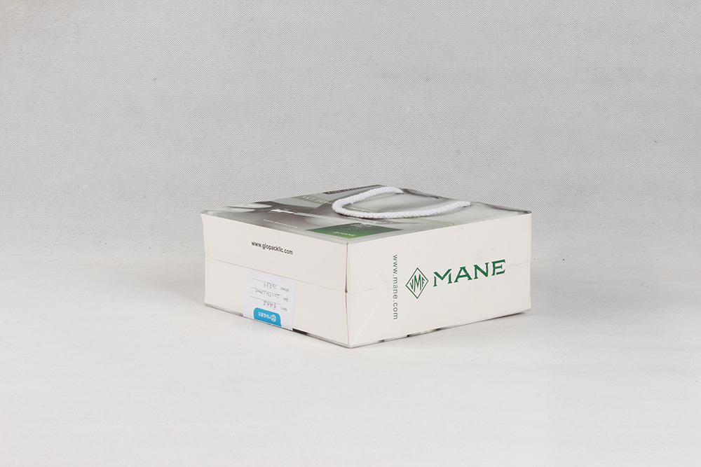 高档化妆品白卡纸袋 MANE