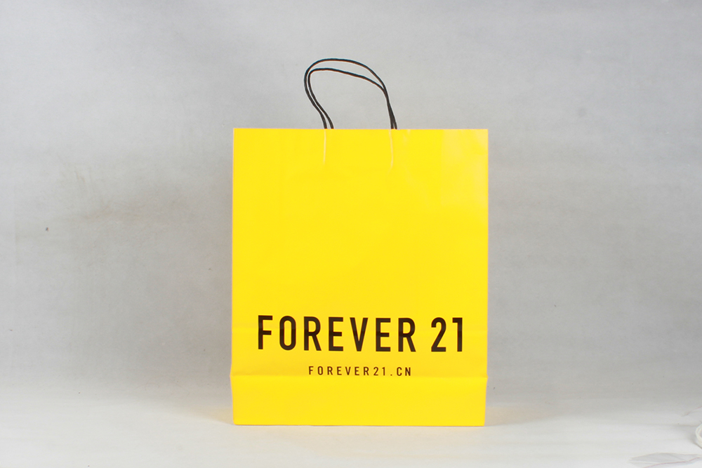 精美服装牛皮纸袋 FOREVER 21